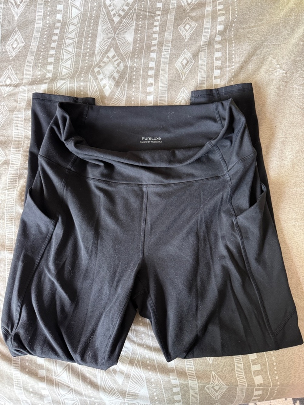 Fabletics Black High-Waist Women's Leggings